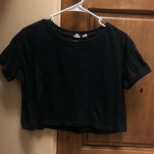 Cropped Black Shirt